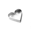 0827 Cookie Cutter Stainless Steel Cookie Cutter with Shape Heart Round Star and Flower (4 Pieces) - 