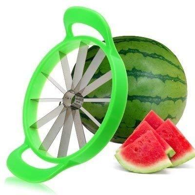 0848 Premium Watermelon Slicer/Cutter with Large Stainless Steel Blades - 