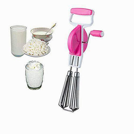 0814 Stainless Steel Power Free Hand Blender and Hand Beater - 