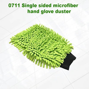 0711 Single sided microfiber hand glove duster - 